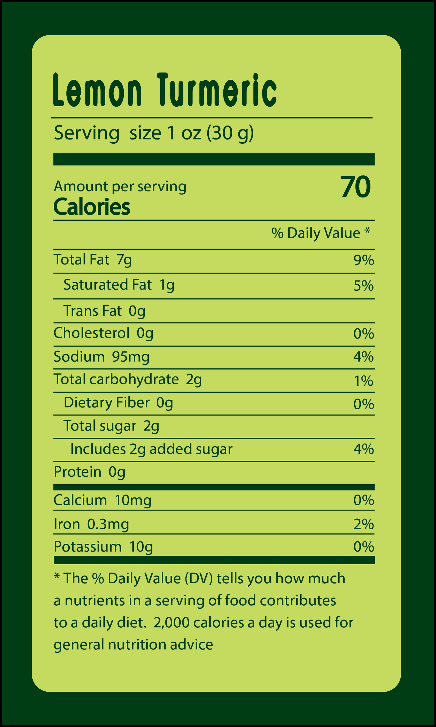 Lemon Turmeric + Basil